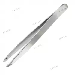 pince professionnelle inox biais 9,5 cm