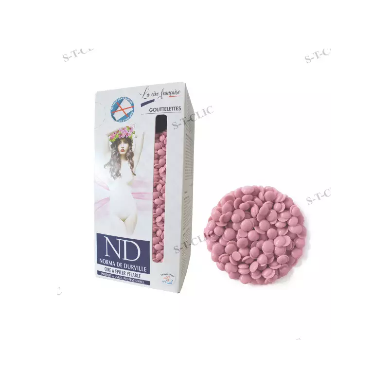 cire pelable à l'extrait d'orchidée parfum cassis