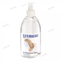 gel hydro-alcoolique stéricid® – 500 ml