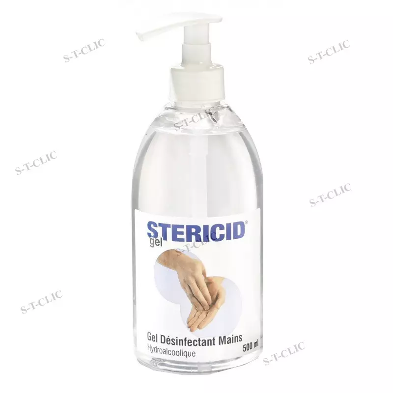 gel hydro-alcoolique stéricid® – 500 ml