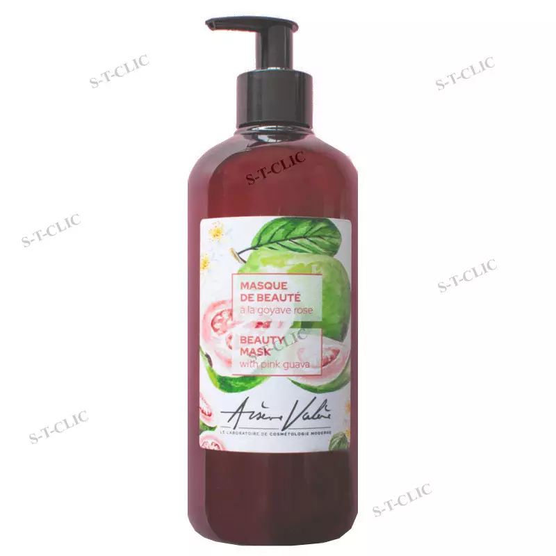 Masque beauté goyave rose 500 ml – gel frais Masque beauté goyave rose 500 ml – gel frais