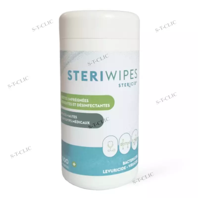 lingettes désinfectantes steriwipes  boîte de 100