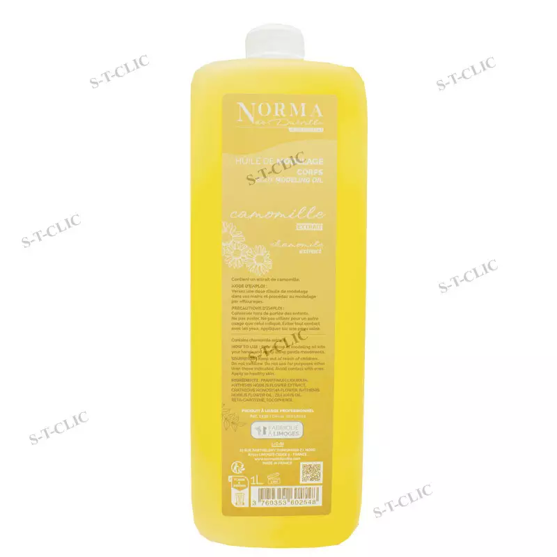 huile de massage camomille 1l