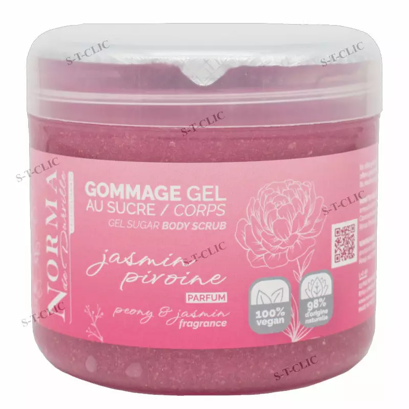 gommage gel corps jasmin/pivoine
