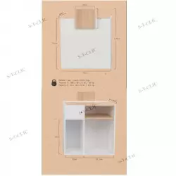 meuble de réception yoko