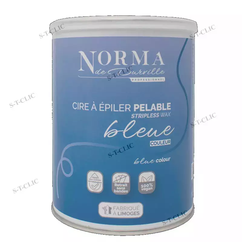 cire pelable bleue pot 800g
