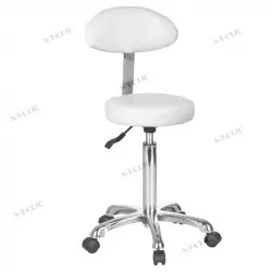 chaise fast+ assise ronde plate, dossier ergonomique