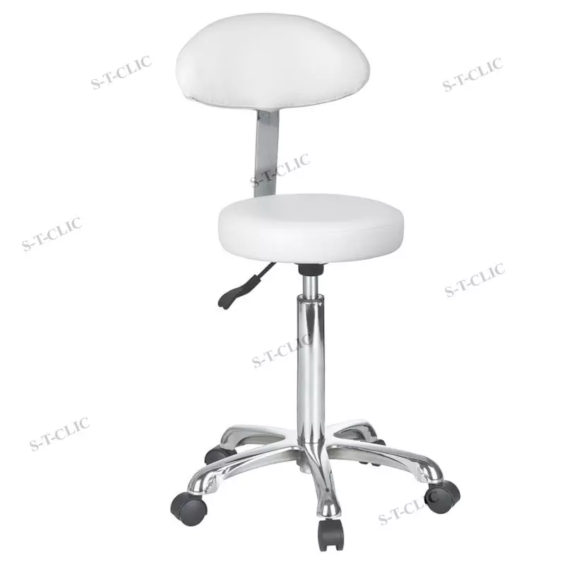 chaise fast+ assise ronde plate, dossier ergonomique