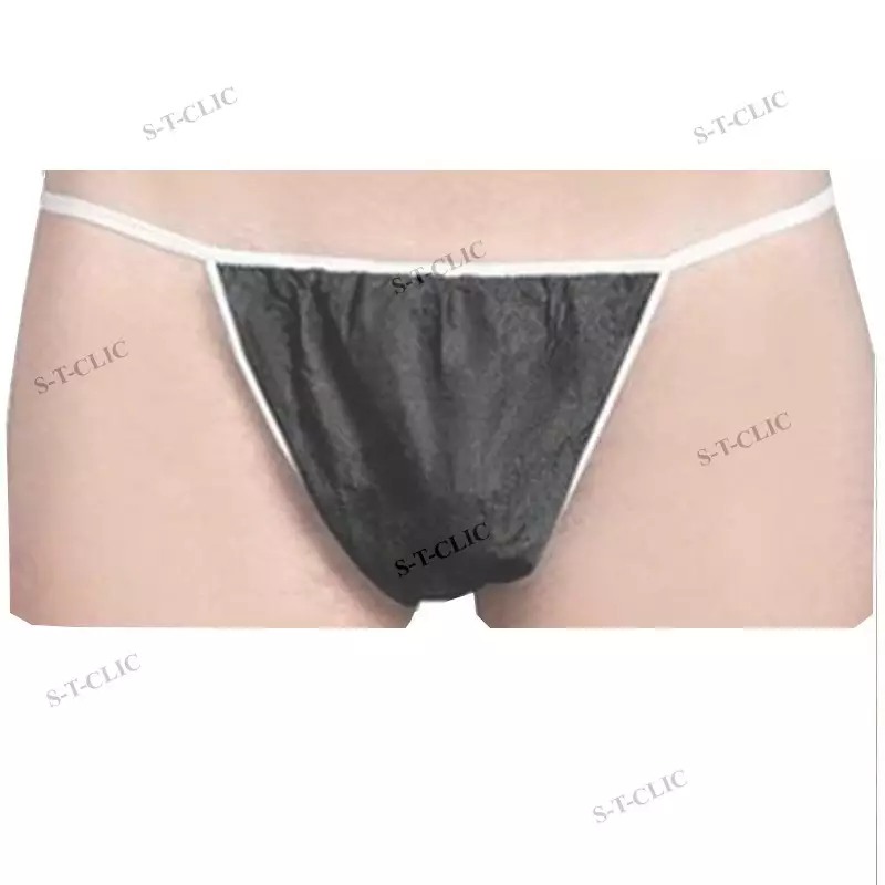 slips homme jetables – noir – lot de 100