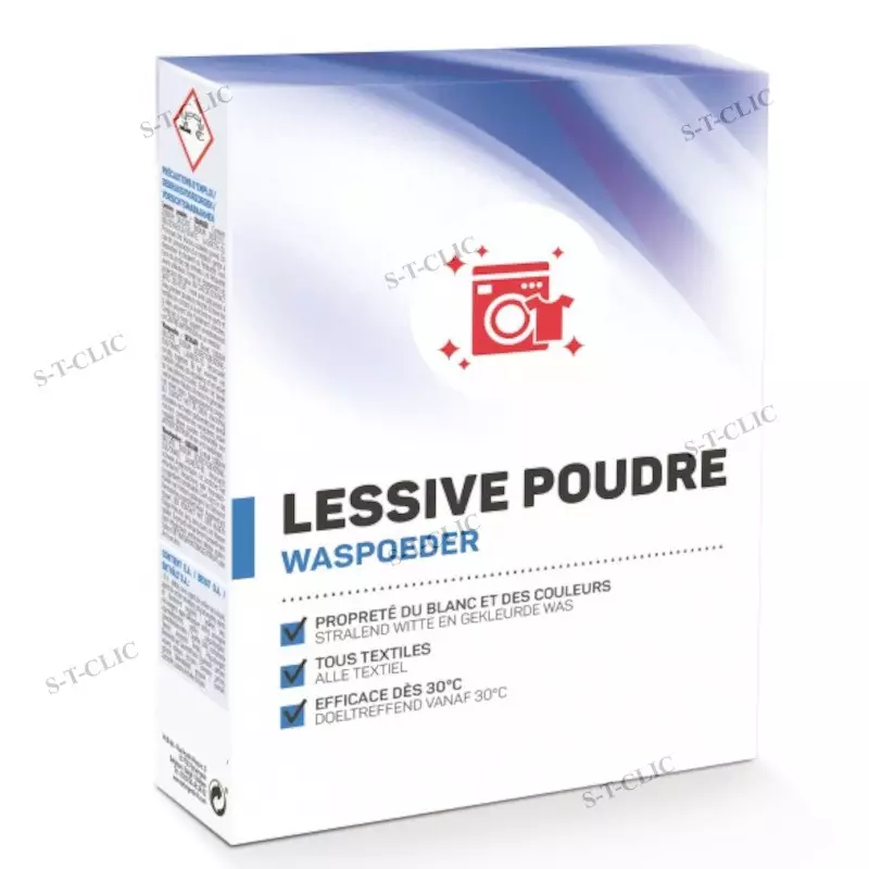 lessive en poudre – 5kg – tous textiles