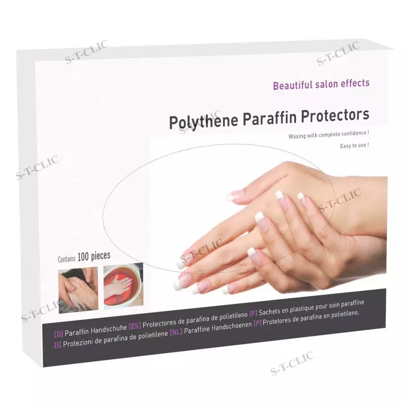 poches polyt x100 – paraffine mains et pieds